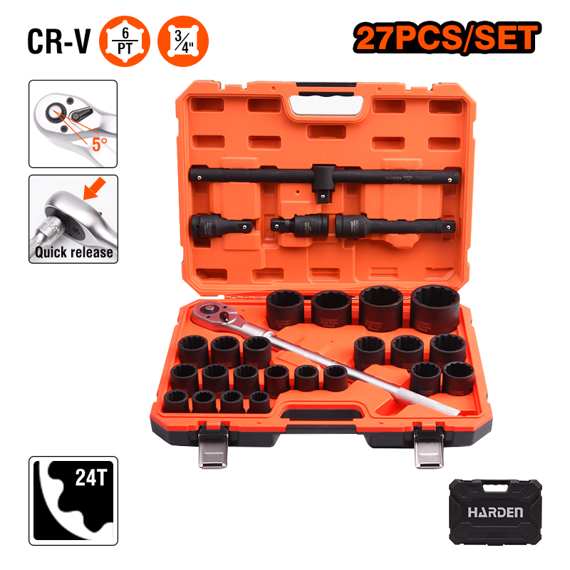 Auto Repair Tools - HARDEN Set di 27 Pezzi di