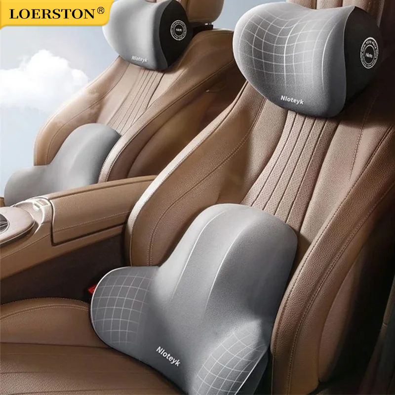 Memory Foam Car Neck Pillow Lumbar Support - Cuscino per il collo dell'auto in