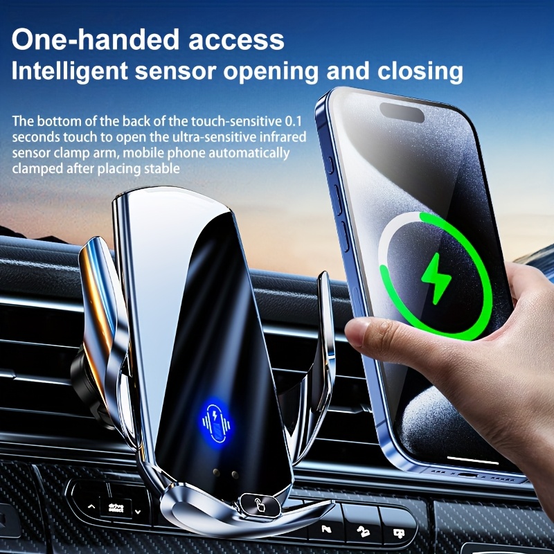 Magnetic Phone Holder For Car Vent - Caricatore wireless per auto Stazione di