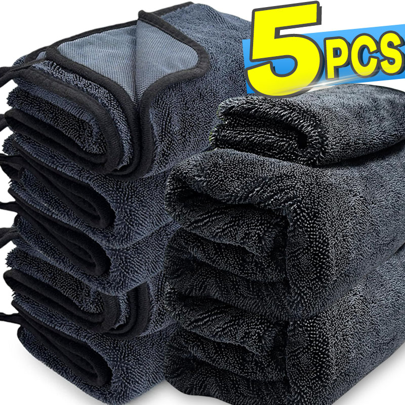 Microfiber Car Drying Towel Super Absorbent - Asciugamano per lavaggio auto 1200GSM Asciugamano