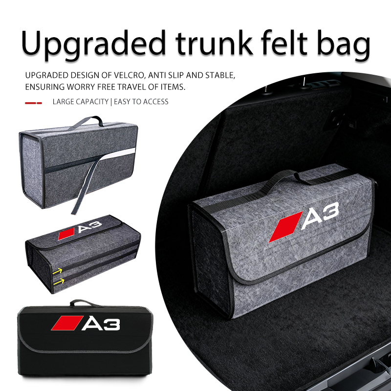 Car Trunk Organizer Foldable Storage Box - Scatola portaoggetti per bagagliaio auto, organizer