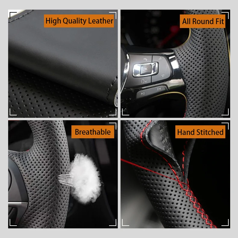 Coprivolante per auto per Jagu - Car Steering Wheel Cover Anti Slip Breathable recensione e prezzo