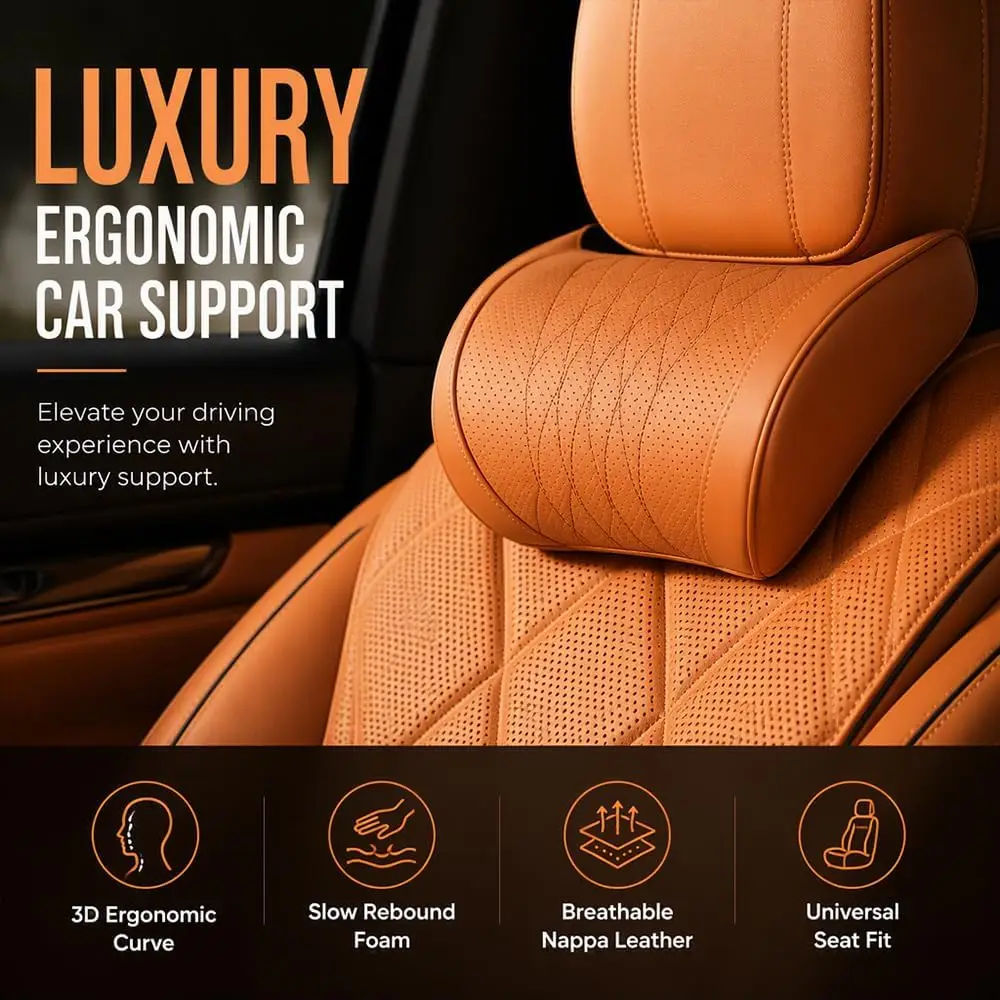 Cuscino lombare per poggiatest - Memory Foam Car Neck Pillow Lumbar Support recensione e prezzo