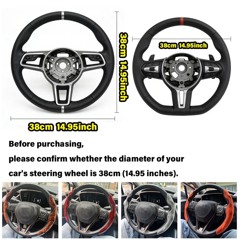 2 pezzi, coprivolante universa - Car Steering Wheel Cover Anti Slip Breathable recensione e prezzo