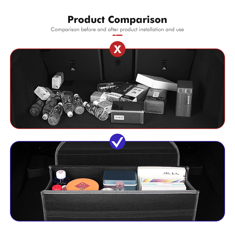 Scatola portaoggetti per bagag - Car Trunk Organizer Foldable Storage Box recensione e prezzo