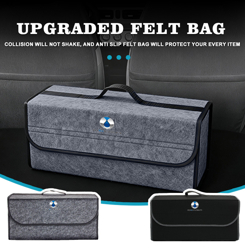 Organizer Pieghevole in Feltro - Car Trunk Organizer Foldable Storage Box recensione e prezzo