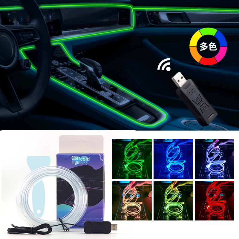 Striscia LED RGB per Auto 1/2/ - Led Ambient Interior Car Lights App Control recensione e prezzo