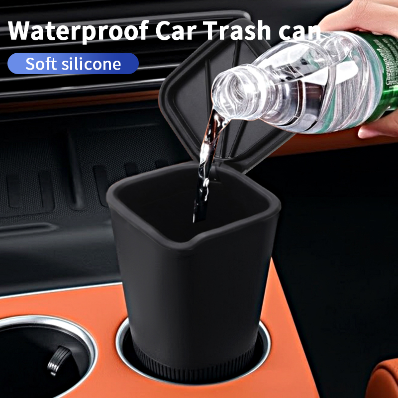 Cestino per rifiuti da auto in - Waterproof Car Trash Can With Lid recensione e prezzo